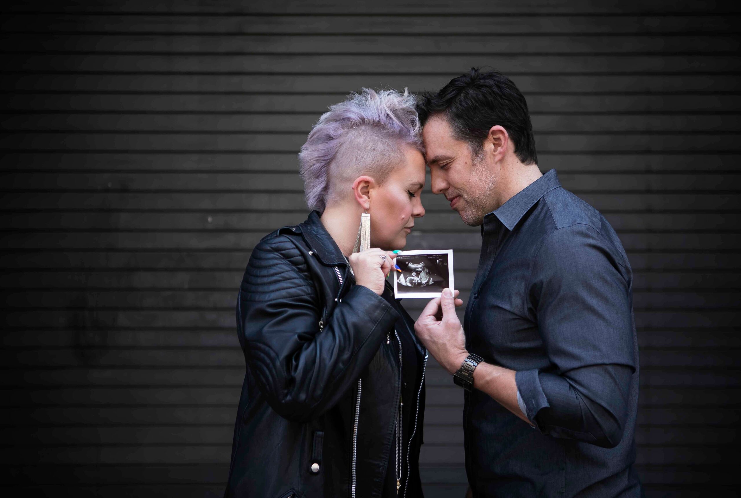 Mom and Dad to be praying over ultrasound London is the Reason