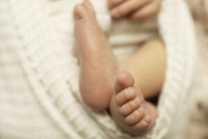Fort Worth Newborn Baby Girl toes 