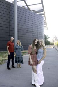 Family with Teenagers in Downtown Dallas 