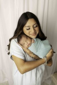 Newborn Baby Boy with mom