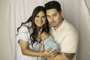 Newborn Baby Boy with mom and dad