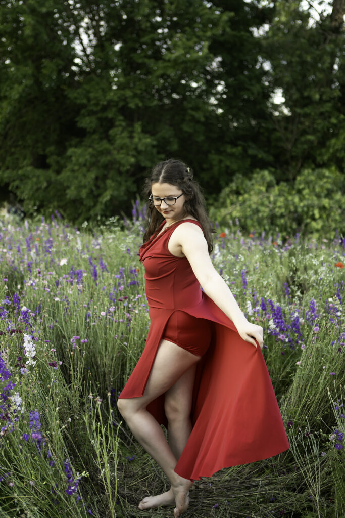 A joyful photoshoot in a colorful wildflower field in Richardson, TX, captured in stunning detail by Chunky Monkey Photography