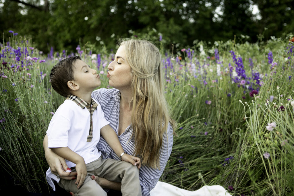 The beauty of wildflowers in Richardson, TX, blends perfectly with the subject in this vibrant and natural photoshoot by Chunky Monkey Photography